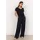 Soyaconcept Wide leg high waist casual broek zwart
