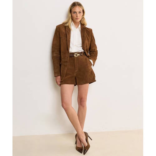 JOSH V Minou suède pumps bruin afbeelding