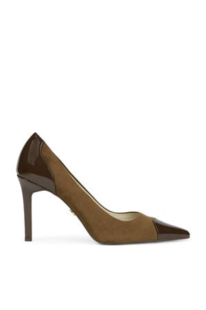 Minou suède pumps bruin