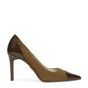Minou suède pumps bruin