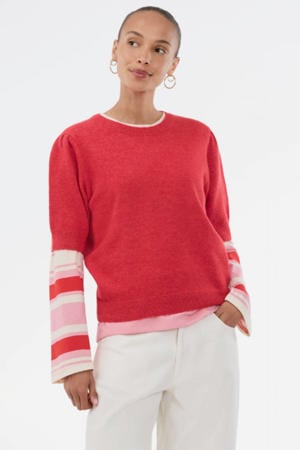 gebreide trui rood