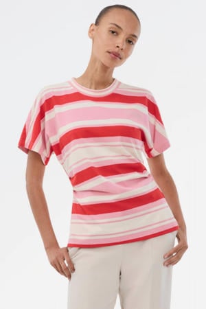 gestreepte T-shirt multi
