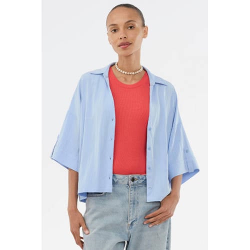 Modström blouse lichtblauw afbeelding