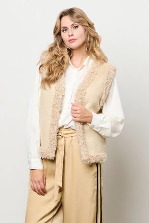 gilet beige