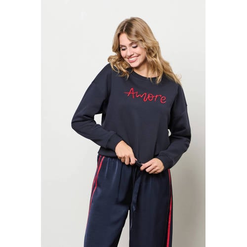 &Co Woman sweater donkerblauw afbeelding