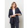 &Co Woman regular blazer donkerblauw