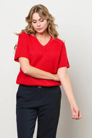 gebreide trui rood