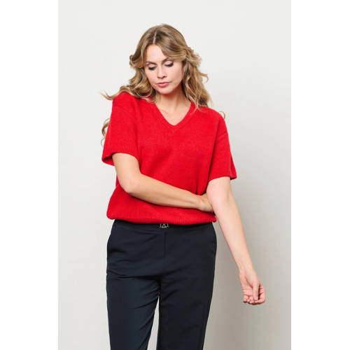 &Co Woman gebreide trui rood afbeelding