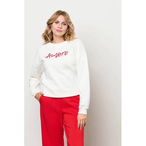 &Co Woman sweater ecru afbeelding