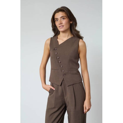 SisterS Point gilet donkerbruin afbeelding