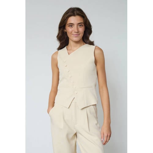 SisterS Point gilet ecru afbeelding