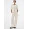 Modström regular high waist broek beige