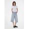 Modström regular waist short light blue denim