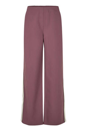 regular high waist broek aubergine