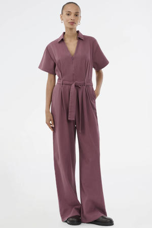 jumpsuit aubergine