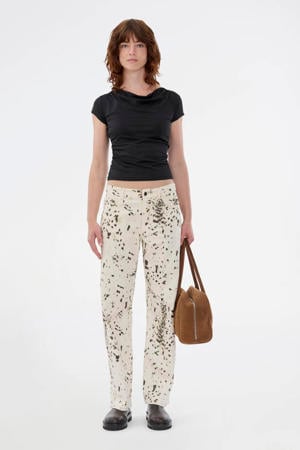 asymmetrische top zwart
