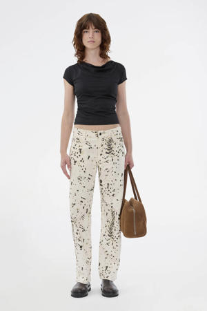 asymmetrische top zwart