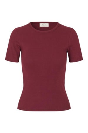T-shirt donkerrood