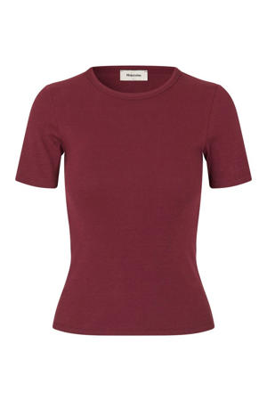 T-shirt donkerrood