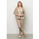 &Co Woman regular high waist casual broek taupe