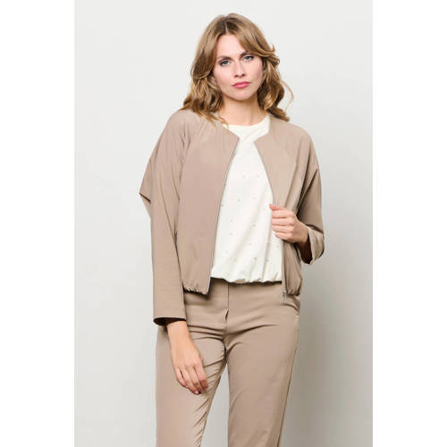 &Co Woman jasje taupe afbeelding