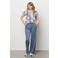 &Co Woman regular waist casual broek blauw