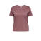 ONLY CARMAKOMA T-shirt met hartjes roodbruin