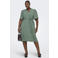 ONLY CARMAKOMA mini jurk groen