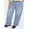 ONLY CARMAKOMA high waist wide leg jeans light blue denim