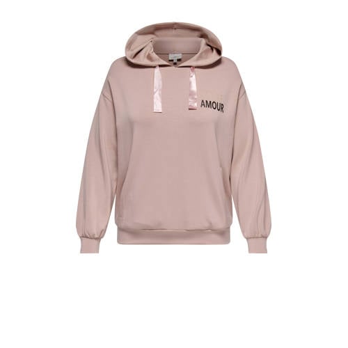 ONLY CARMAKOMA hoodie oudroze afbeelding