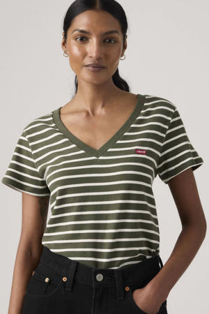 gestreepte T-shirt
