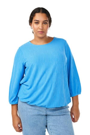 blousetop blauw