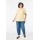 Zizzi T-shirt lichtgeel