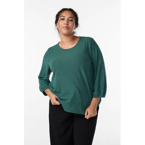 Zizzi blousetop groen afbeelding
