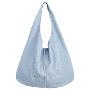 denim schoudertas Emerson lichtblauw