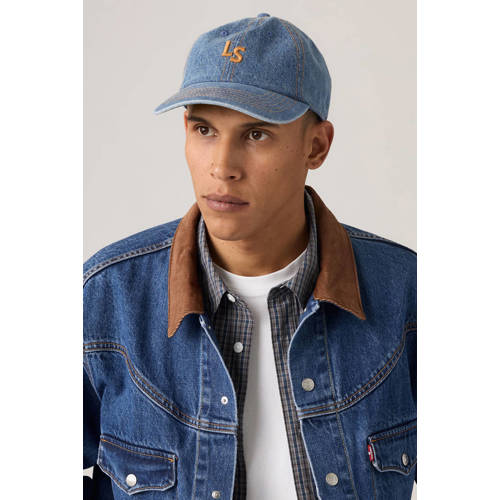 Levi's denim pet LS Monogram blauw afbeelding
