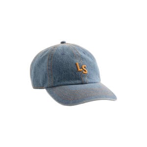denim pet LS Monogram blauw