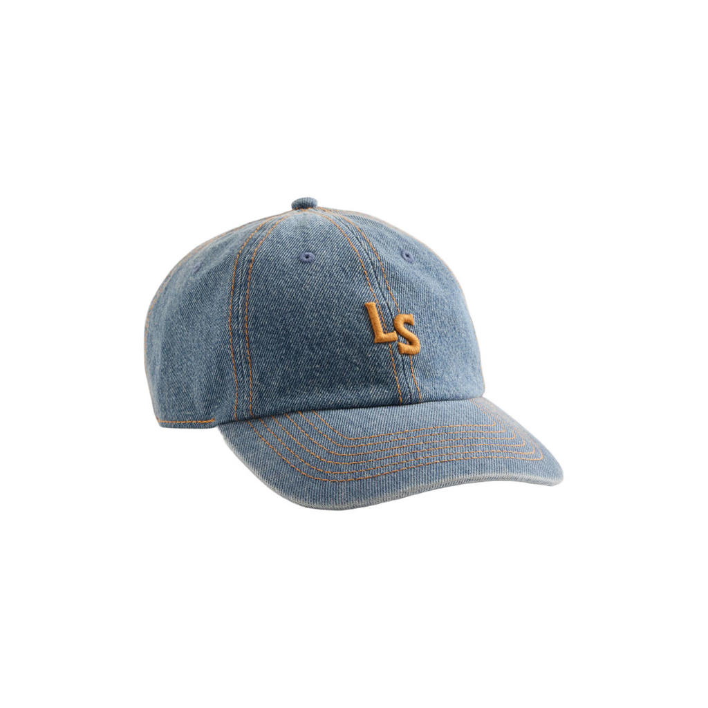 Levi's denim pet LS Monogram blauw