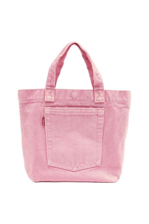 denim handtas Mini Tote roze