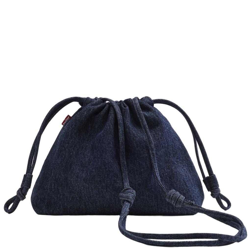 Levi's denim crossbody tas Isabelle donkerblauw