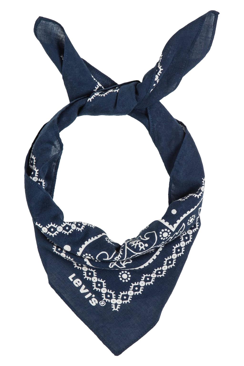 Levi's bandana met paisleyprint donkerblauw