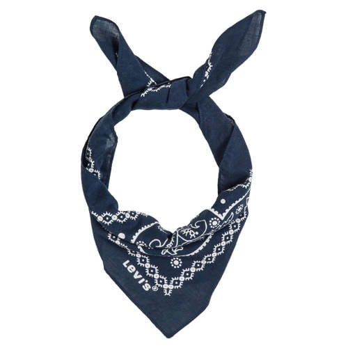 Levi's bandana met paisleyprint donkerblauw afbeelding