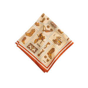 bandana met print beige