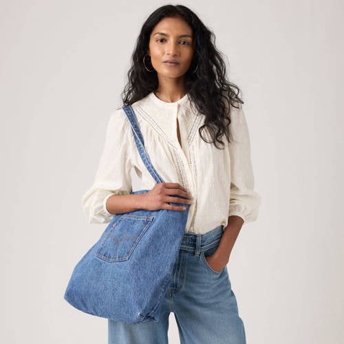 Levi's denim shopper Tote blauw afbeelding