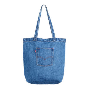 denim shopper Tote blauw