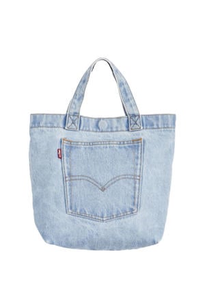 denim handtas Mini Tote lichtblauw