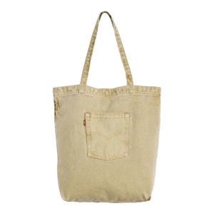denim shopper Tote lichtbruin