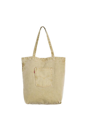 denim shopper Tote lichtbruin