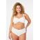 Zizzi high waist bikinibroekje Salina wit