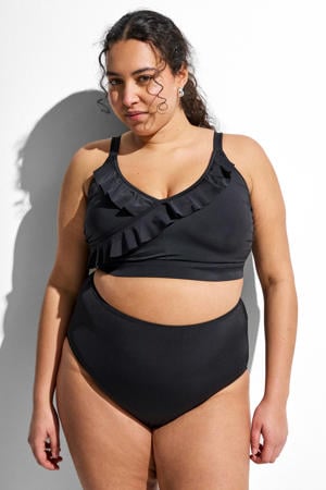 high waist bikinibroekje SKATRIN zwart